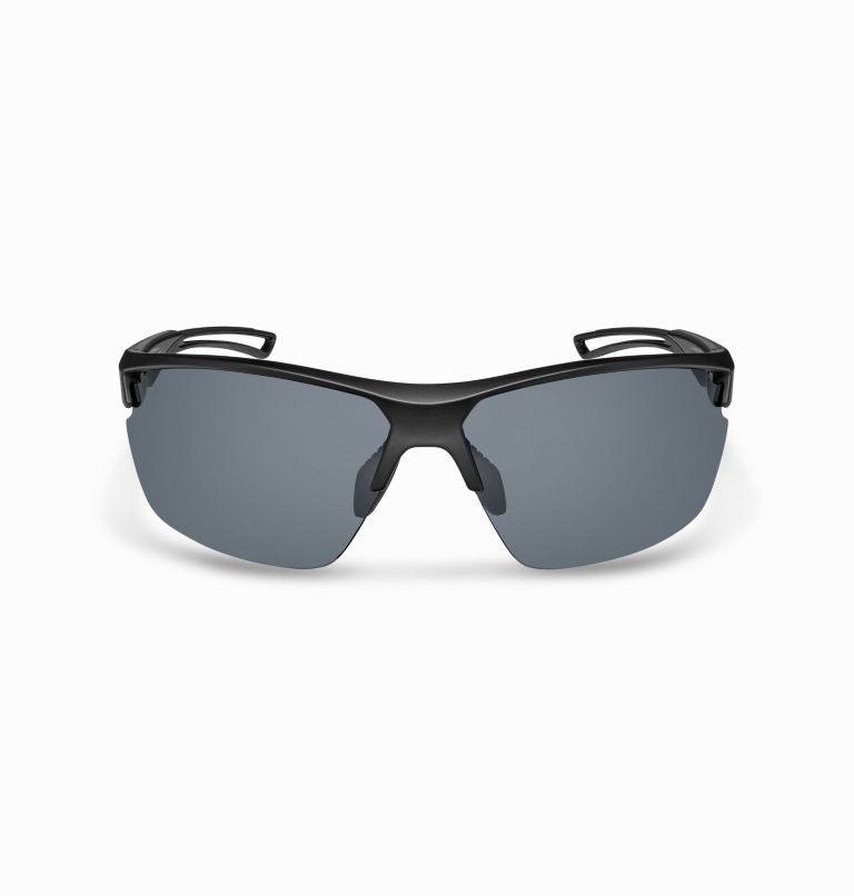 Thumbnail: Barlow Basin Sunglasses, Color: Matte Black/ Solid Smoke Lens, image 1